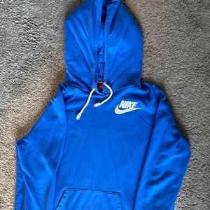 Blue Nike hoodie